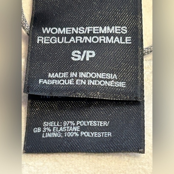 The North Face Apex Womens S Jacket cream gray full zip outdoors cozy hiking - Picture 5 of 16